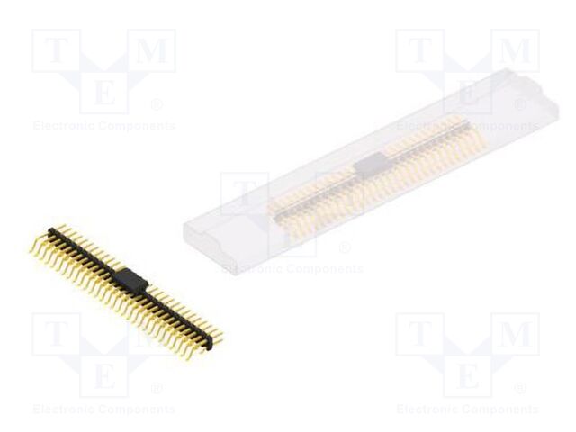 Connector: pin strips; pin header; male; PIN: 60; 2mm; SMT; 2x30