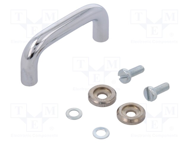 Handle; Mat: chromium plated steel; chromium plated; H: 19mm