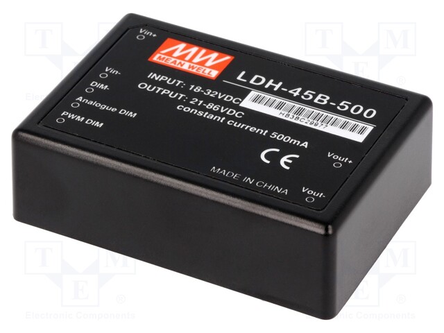 Converter: DC/DC; 43W; Uin: 18÷32V; Uout: 21÷86VDC; Iin: 2.1A; 138g
