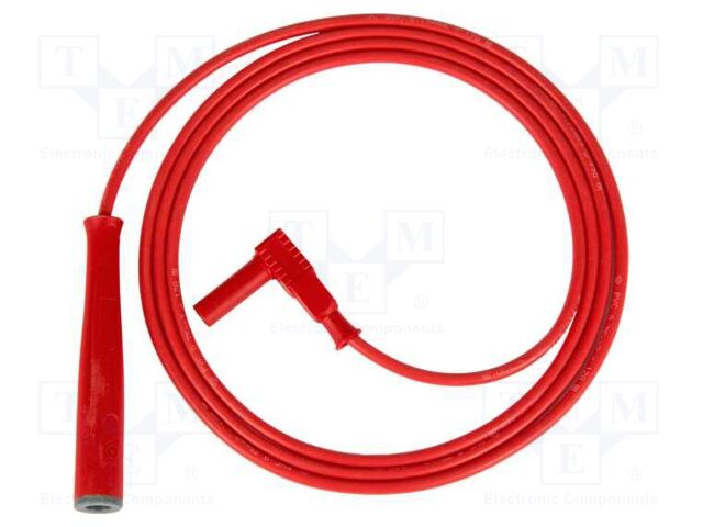 Test leads; 12A; Len: 1.5m; red; automotive