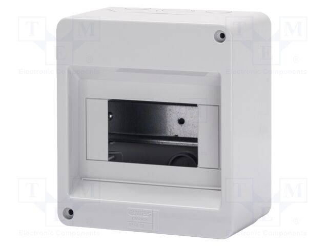 Enclosure: for modular components; IP40; wall mount; white; 40 CD