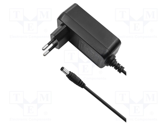 Power supply: switched-mode; plug; 9VDC; 3A; 27W; Plug: straight