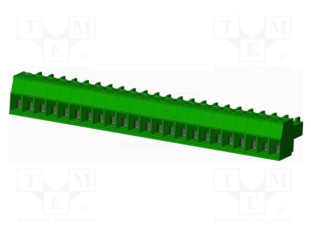 Connector: pluggable terminal block; plug; female; straight; 10A