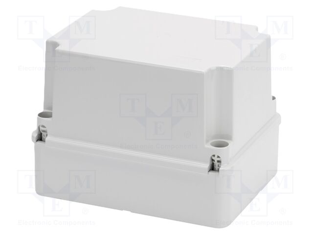 Enclosure: junction box; wall mount; plastic; grey