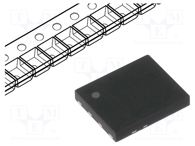 Transistor: N-MOSFET; unipolar; 30V; 34A; 3.1W; PQFN8