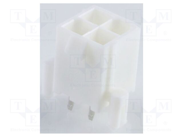 MF+ HCS VERT HDR DR 4CKT V-0 PEG TIN