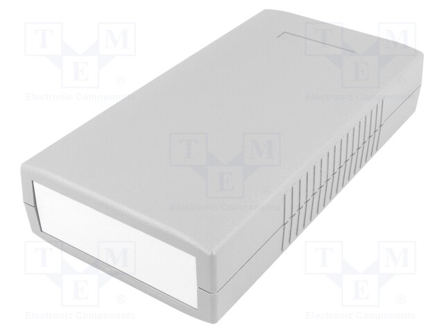 Enclosure: with panel; X: 100mm; Y: 190mm; Z: 40mm; ABS; dark grey