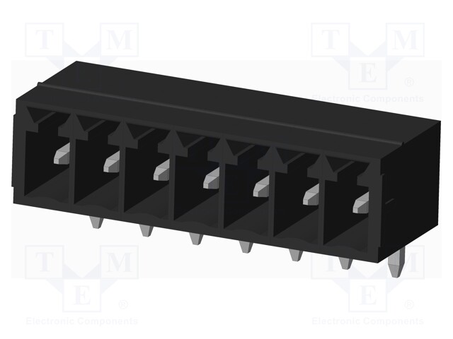 Connector: pluggable terminal block; socket; male; on PCBs
