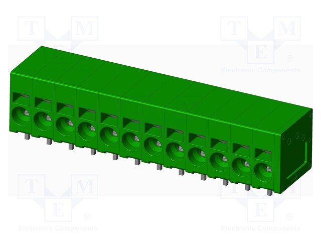 Connector: PCB terminal block; terminal; Plating: tinned; on PCBs