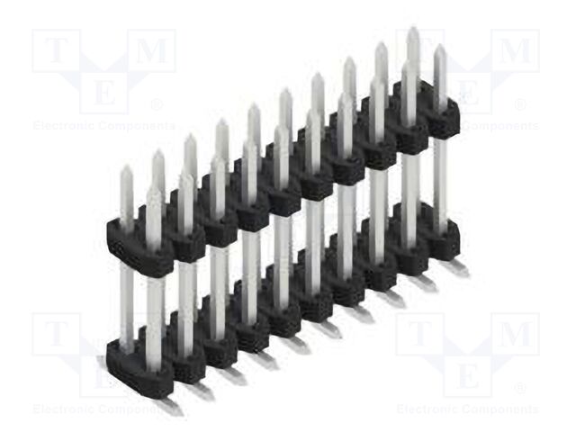 Connector: pin strips; pin header; male; PIN: 20; 2mm; SMT; 2x10