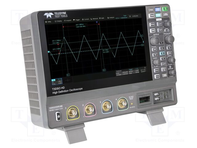 Oscilloscope: digital; Ch: 4; 200MHz; 2Gsps; 200Mpts/ch; 1.7ns