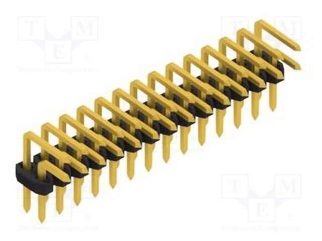 Connector: pin strips; pin header; male; PIN: 28; 2mm; THT; 2x14