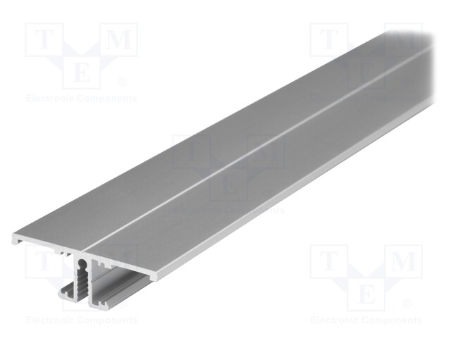 Profiles for LED modules; surface; natural; L: 2m; aluminium
