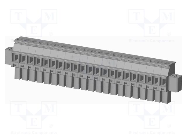 Connector: pluggable terminal block; plug; female; angled 90°