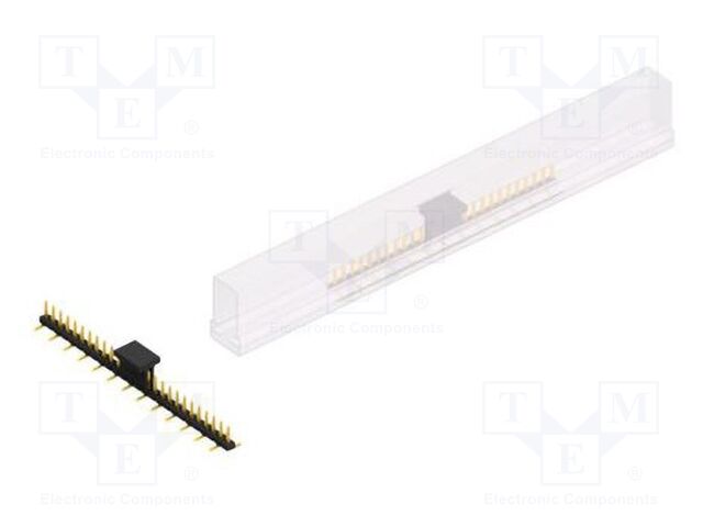 Connector: pin strips; pin header; male; PIN: 26; 2mm; SMT; 1x26