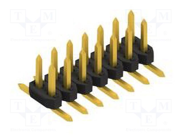 Connector: pin strips; pin header; male; PIN: 14; 2mm; SMT; 2x7; 100V
