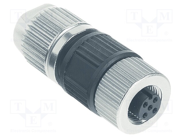 Circular Connector w. Harax M12 L 5 F