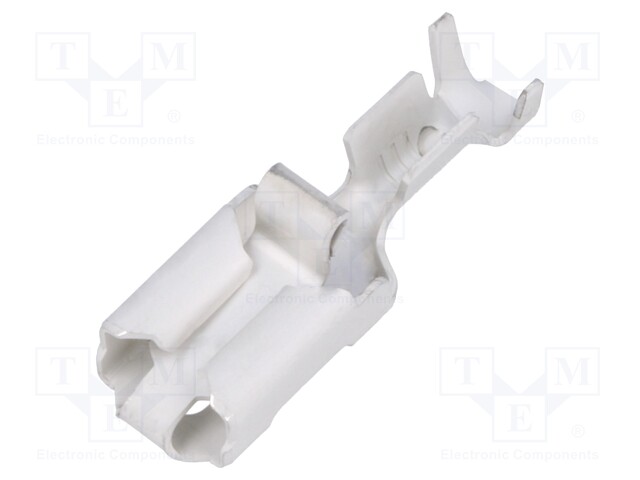 Terminal: flat; 6.3mm; 0.8mm; female; 0.7÷2mm2; crimped; for cable