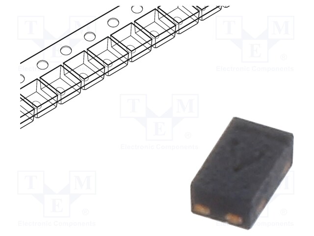 Diode: transil; 50W; 12V; 2A; single diode,unidirectional; SOD882T