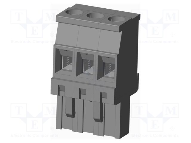 Connector: pluggable terminal block; plug; female; angled 90°