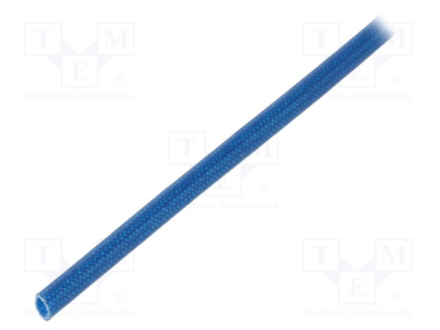 Insulating tube; blue; -20÷155°C; Øint: 2mm; L: 200m