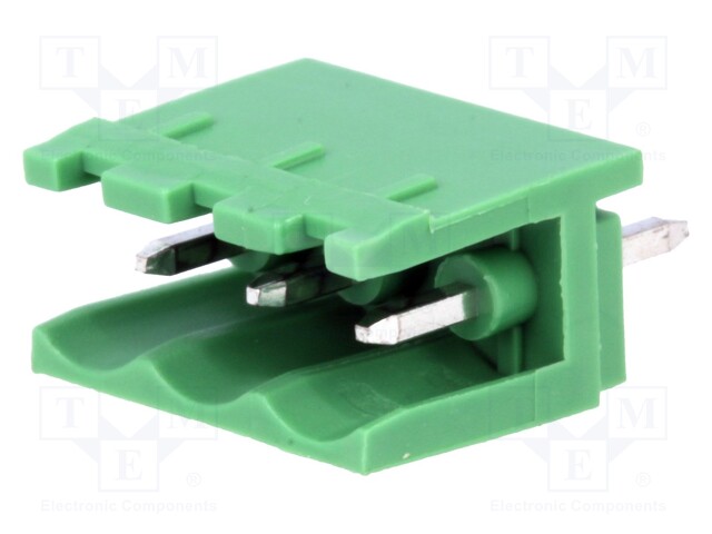 Pluggable terminal block; 5mm; ways: 3; straight; socket; male