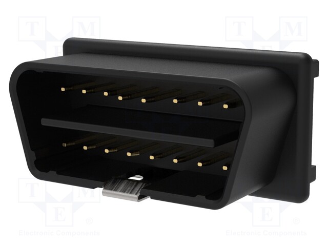 Diagnostic OBD II; black; 10A; Insulation: polyamide; -25÷85°C