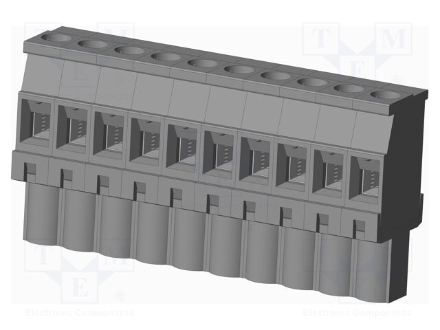 Connector: pluggable terminal block; plug; female; angled 90°