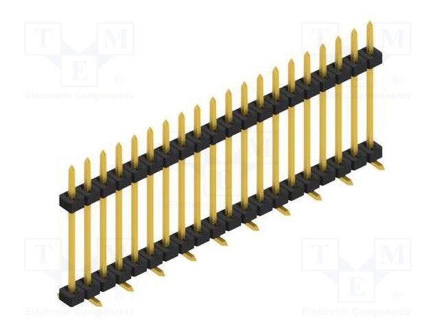 Connector: pin strips; pin header; male; PIN: 20; 2mm; SMT; 1x20