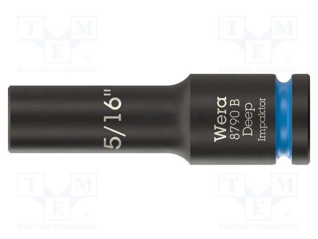 Socket; 6-angles,inch,socket spanner,impact; HEX 5/16"; 3/8"