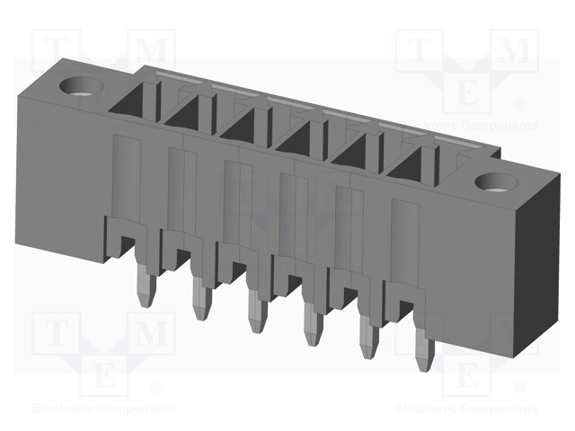 Connector: pluggable terminal block; socket; male; on PCBs