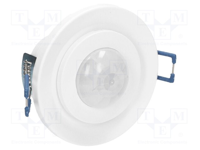 Motion sensor; ceiling; 230VAC; IP20; 6m; Range: 10s÷15min; 360°