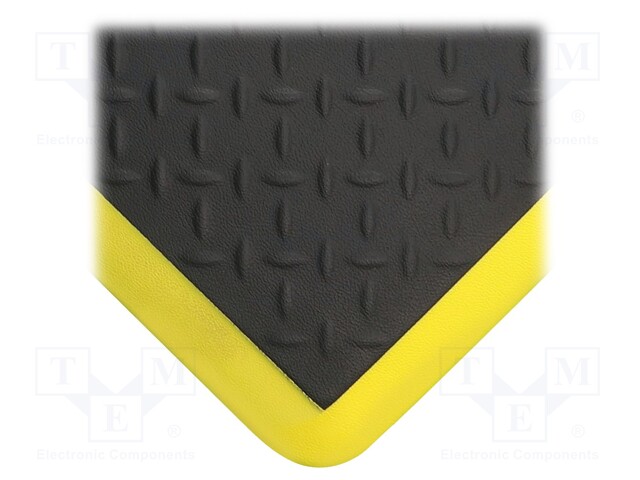 Anti fatigue mat; Width: 0.6m; L: 0.9m; Mat: polyurethane; Thk: 18mm