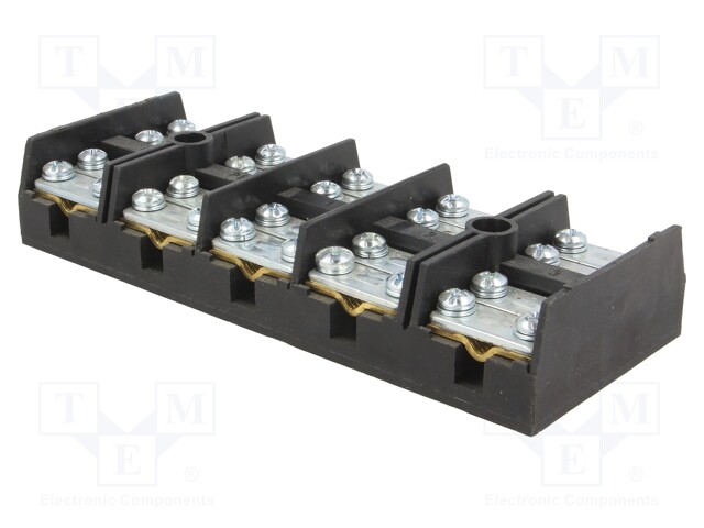 Terminal block; screw terminal; ways: 5; 35mm2; terminals: 10; 400V