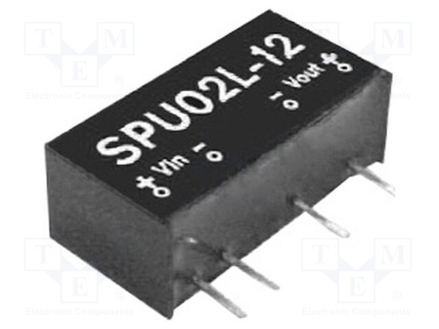 Converter: DC/DC; 2W; Uin: 4.5÷5.5V; 5VDC; Iout: 400mA; SIP; 2.3g