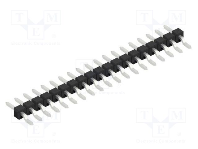 Connector: pin strips; pin header; male; PIN: 19; 2.54mm; SMT; 1x19