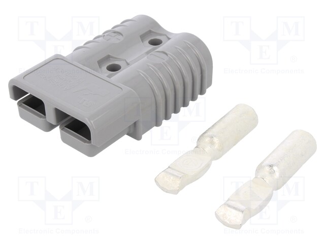 Plug; wire-wire; SB175; hermaphrodite; PIN: 2; for cable; crimped