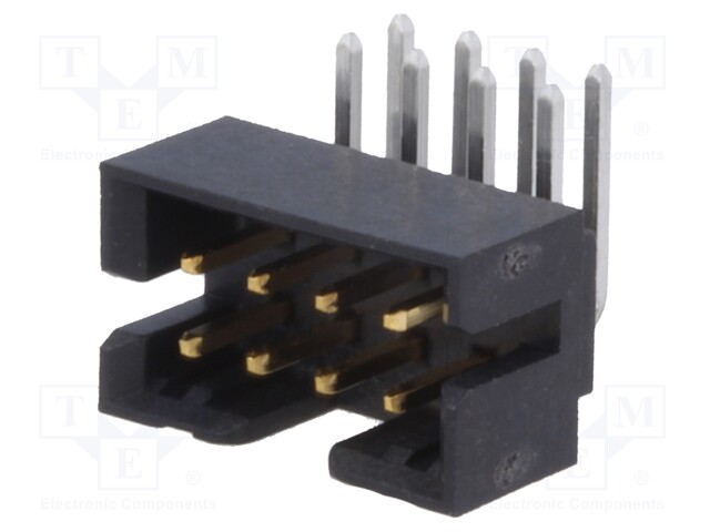 Socket; wire-wire/PCB; male; Milli-Grid; 2mm; PIN: 8; THT; on PCBs