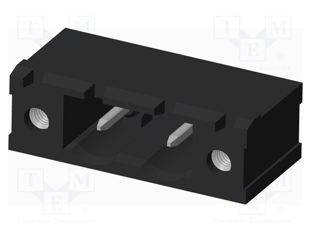 Connector: pluggable terminal block; socket; male; on PCBs