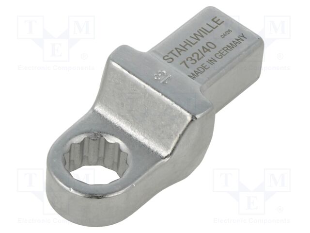 Socket; torque,socket spanner,box; 13mm; Mounting: 14x18