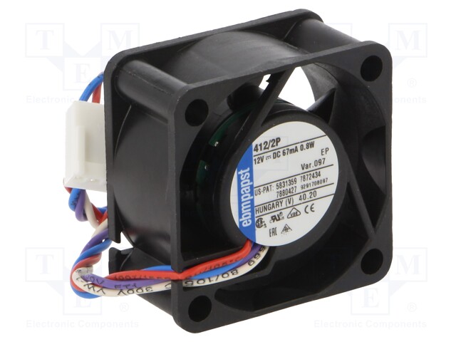 Fan: DC; axial