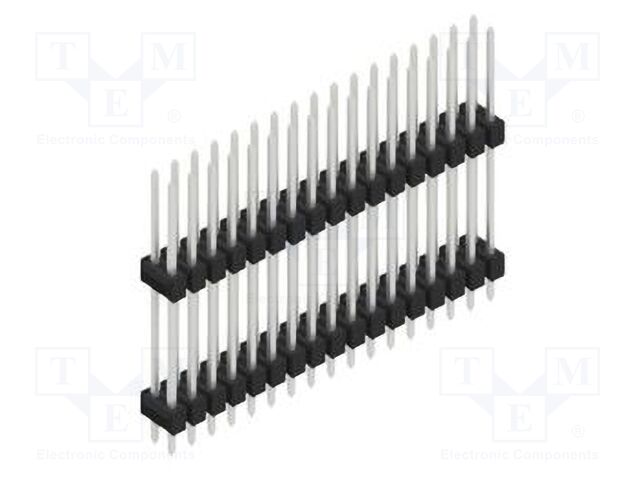 Connector: pin strips; pin header; male; PIN: 34; 2.54mm; THT; 2x17