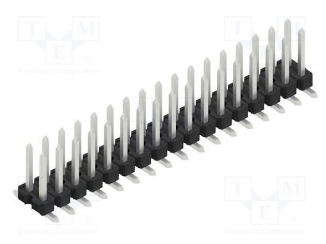 Connector: pin strips; pin header; male; PIN: 34; 2.54mm; SMT; 2x17