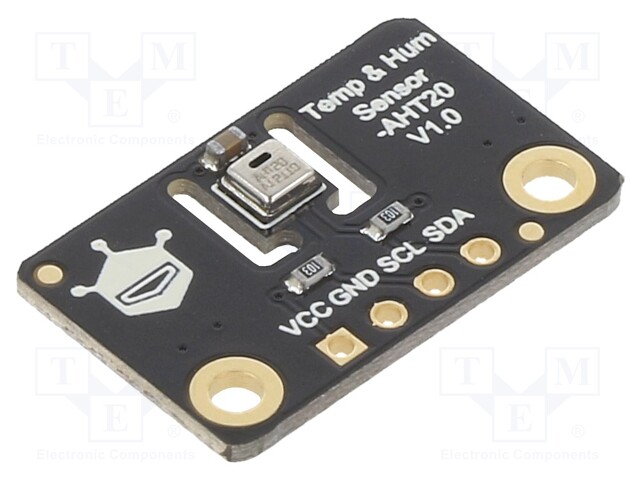 Sensor: atmospheric; 2÷5VDC; I2C; AHT20; 30x20.5mm; Ch: 1; -40÷85°C