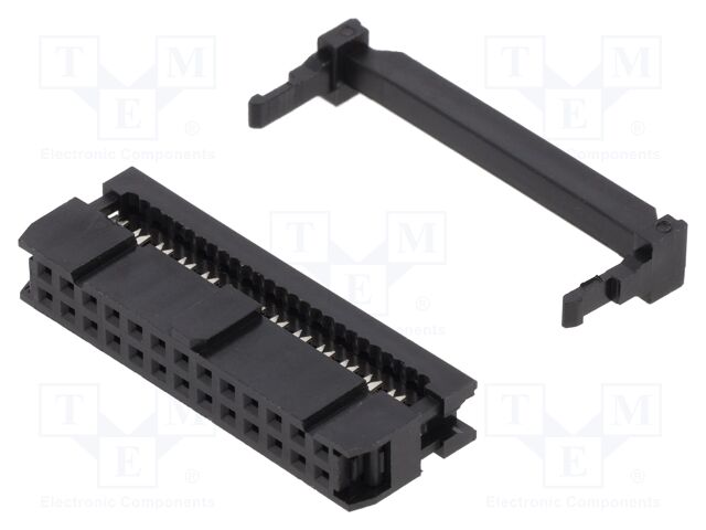 Plug; IDC; female; PIN: 26; IDC; for ribbon cable; 1.27mm