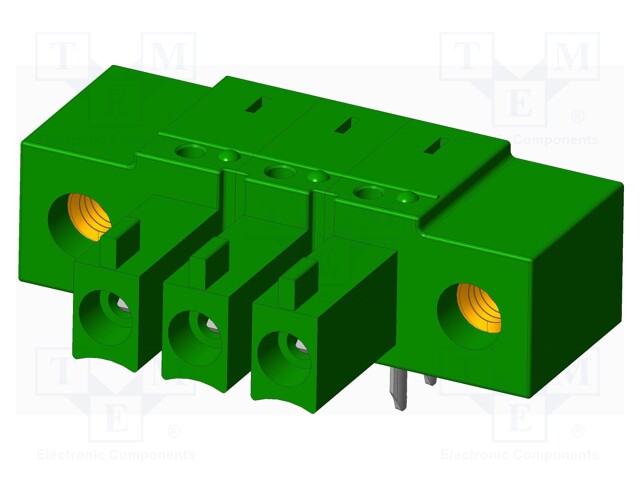 Connector: pluggable terminal block; socket; female; angled 90°