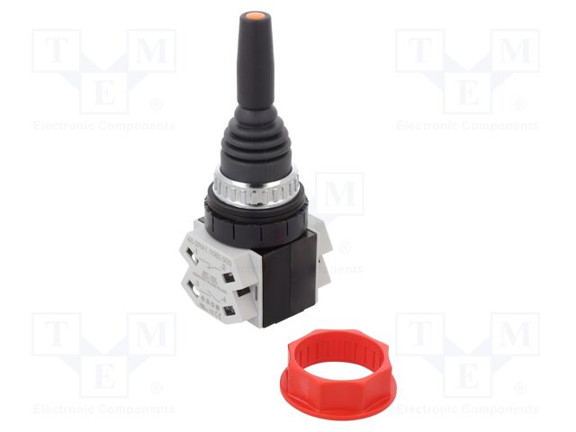 Switch: joystick; 30mm; Stabl.pos: 2; NC x2 + NO x2; IP65; 46; Pos: 2