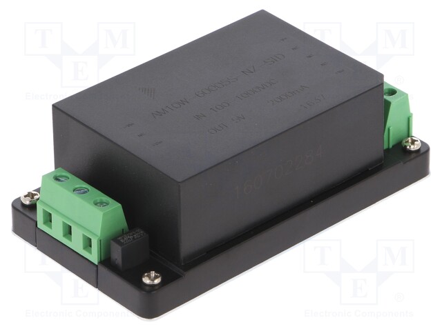 Converter: DC/DC; 10W; Uin: 100÷1000V; 5VDC; Iout: 2A; 3"x2"; 190g