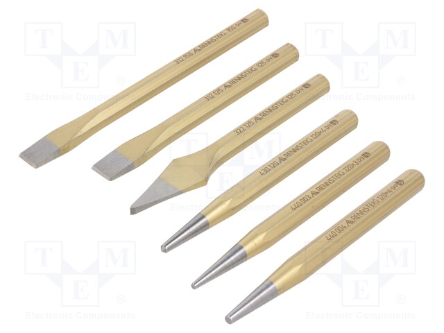 Kit: chisels; 6pcs.