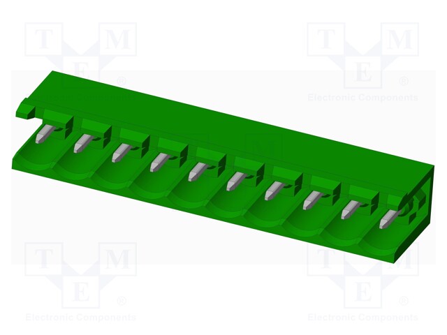 Connector: pluggable terminal block; socket; male; angled 90°